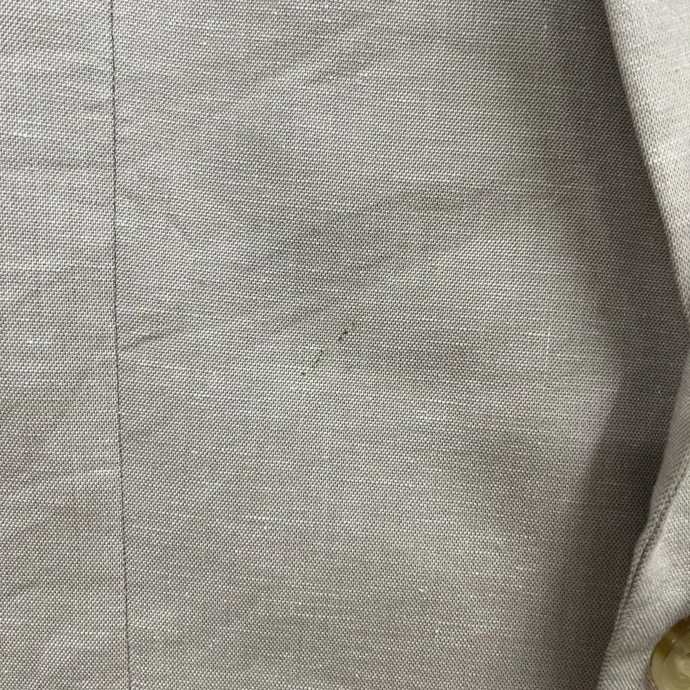 Express Light Tan extra slim cotton linen blend Blazer